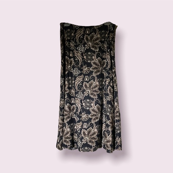 croft & barrow Dresses & Skirts - Croft&Barrow black/brown Floral long skirt size 8, medium